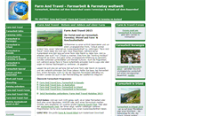 Desktop Screenshot of farm-and-travel.de
